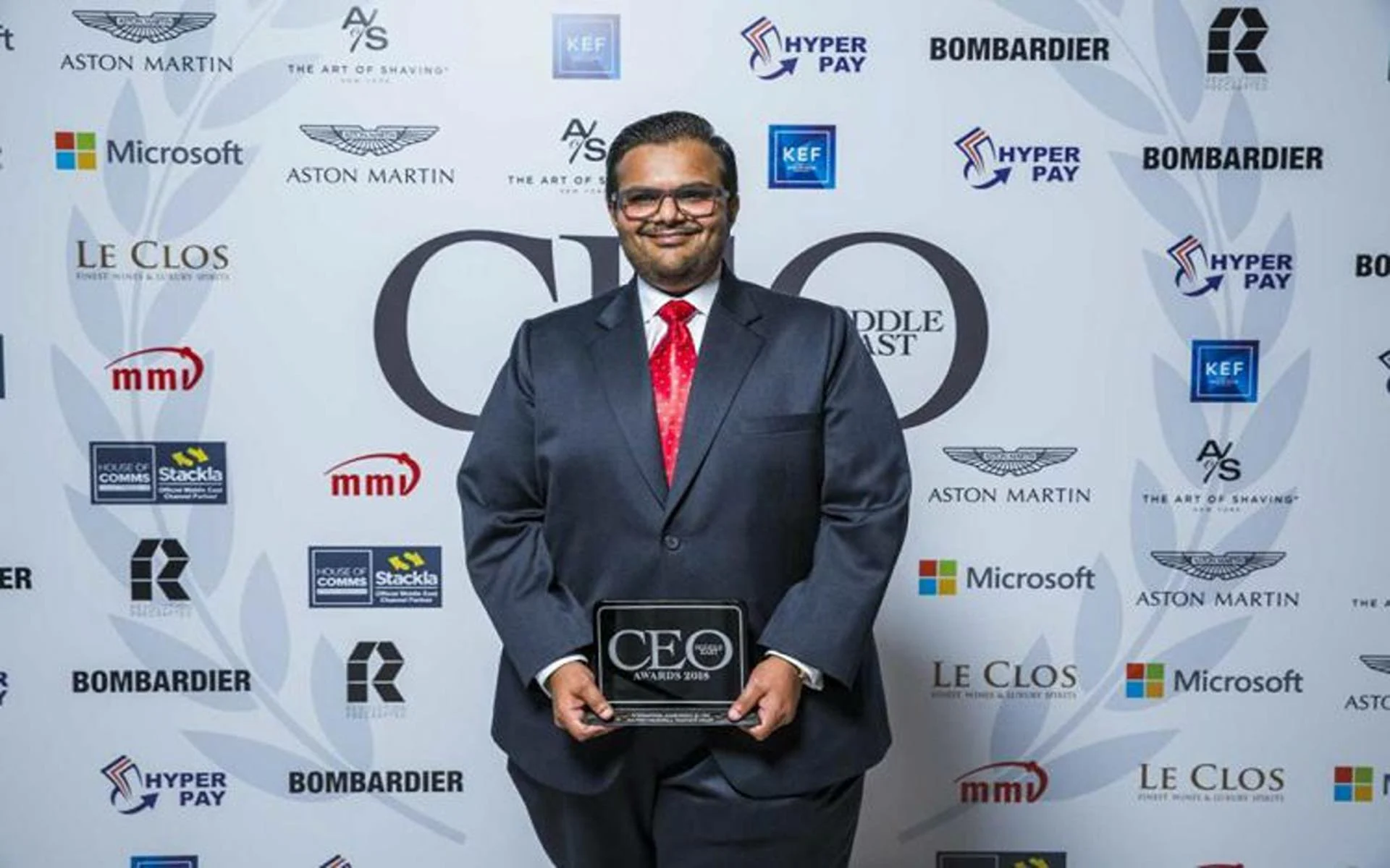 International Achievement CEO of the Year’ award at the 2018 CEO Middle East Awards